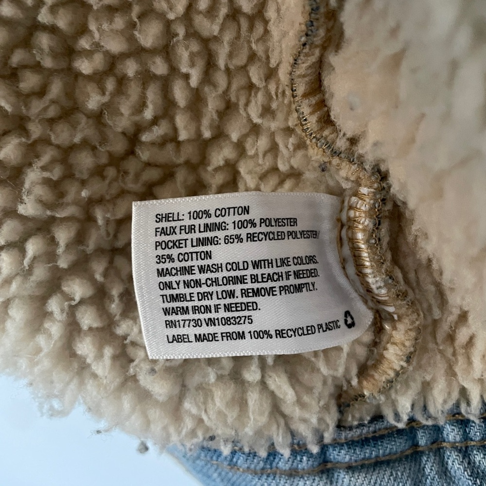 Universal Thread Sherpa Jean Jacket - image 5